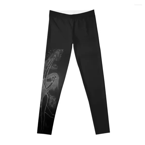 Pantalon actif, Leggings de danseuse blanc et noir, sarouel de sport, Tennis pour vêtements de golf pour femmes