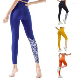 Pantalons actifs Leggings d'entraînement pour femmes Naked Feeling Taille haute Yoga Tight Diamond Grade Nylon Contrôle du ventre Minceur Crayon Bas