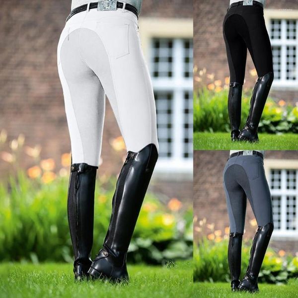 Pantalons actifs femmes mode pantalon extensible décontracté taille haute élastique cyclisme Leggings sports équestres courses de chevaux équitation pantalon maigre