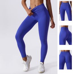 Pantalons actifs femmes taille haute sans couture Yoga minceur course Fitness hanche levage en plein air sport décontracté Leggings