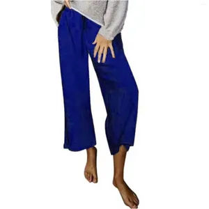 Pantalones Activos Mujer Casual Moda Talla Grande Textura Suelta
