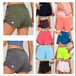 Pantalones activos Chándales para mujer Forma LU Yoga Multicolor Suelto Transpirable Secado rápido Deportes Hotty Hot Shorts Ropa interior Bolsillo Pantalón Falda Correr