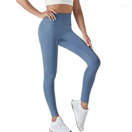 Pantalon actif Yoga Sport Fitness Leginsy Push up Leggings Bicycles High Taille Slimming Collos pour les filles Jogging Pantal