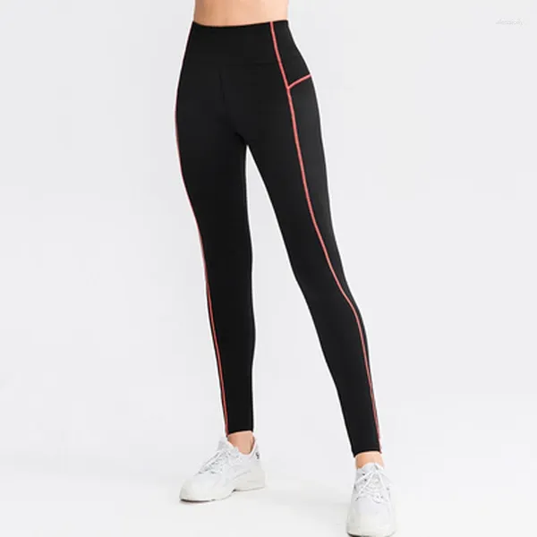 Pantalons actifs Femmes Slim Sports Leggings Running Yoga Taille haute Sensation nue Collants Push Up Fitness Sportswear Energy Gym Long Femme