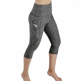 Active Pants Womens YOGA Pockets Run Sport Fitness Legging court Entraînement