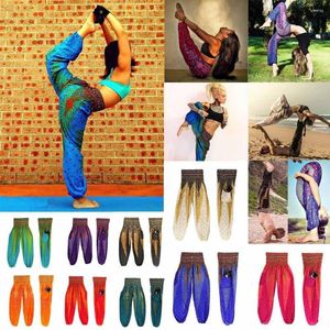 Actieve broek werken van thuis vrouwen yoga lang voor mannen thaise harembroek boho jurk pant zakken