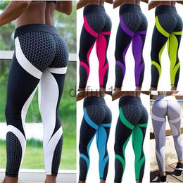 Actieve broek Yoga-outfits Bedrukte yogabroek Dames Push-up Professioneel Hardlopen Fitness Gym Sportlegging Strakke broek Potloodlegging x0912