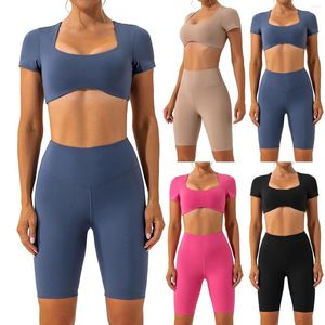 Active Sets Gym Courir Mode Vitesse Dry Sports Yoga Suit Pour Femmes Restorative Bolster Set