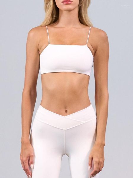 Ensembles actifs Rinabe couleur blanche Yoga ensemble femmes vêtements de sport chaîne entraînement haut sexy sans couture Leggings pantalon taille haute vêtements de sport