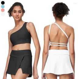 Actieve sets Dames Yogaset Sneldrogende sportbeha Gymrok Fitnessshorts Workout-outfit 2-delig Casual badminton-tennispak Sportkleding