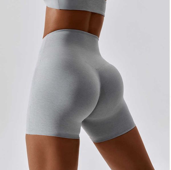 Conjuntos activos Trajes de yoga CUTIES Cintura alta Scrunch Gym Shorts Mujer Verano Alphalete Amplify Tummy Control Ropa Push Up Ciclismo Medias 230412