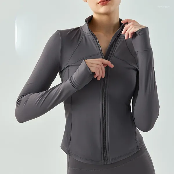 Chemises actives avec Logo AL, veste de sport isolante en peluche, costume de Yoga épais, fermeture éclair, Fitness, moto, automne et hiver