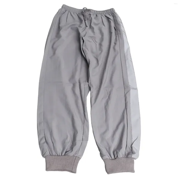 Chemises actives cordon de serrage pantalon de survêtement décontracté gris argenté conception réfléchissante élastique à la mode femme pantalon de jogging réglable pour le fitness