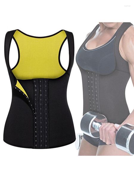 Chemises actives S M L 3XL Femmes Breasted Body Yoga Shirt Body Shaping Poitrine Soutien Gilet Corset Cou Serré Abdomen Fermeture Sous-Vêtements