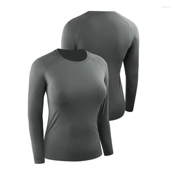 Chemises actives Sweatshirts féminins Jogging Loose Tennis Vêtements actifs Casual Workout Clothing Running Sports T-shirts Femmes Yoga Sportswear