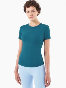 Camisas activas tops tops mujeres camisetas de gimnasio seco rápido