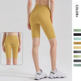 Actieve shorts hecatale sport voor vrouwen schuren naakt sport leggings running fitness vijfpunts yogabroeken