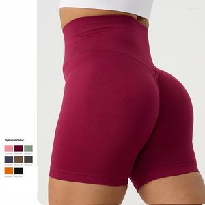 Actieve shorts Hoge taille Tummy Gym Wear Yoga Hip Lift Sportleggings Sneldrogende ademende training