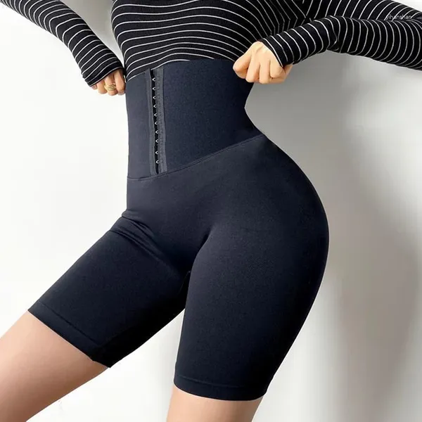 Shorts actifs infilés sexy slim féminins Legging for fitness en fitness pantalon de yoga à taille haute sans couture push up leggins bodybuilding sportswear gym