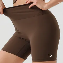 Shorts actifs lo yoga pantalon en trois parties pour le soulèvement de la hanche et le ventre des sports de resserrement du ventre sans lignes maladroites hautes