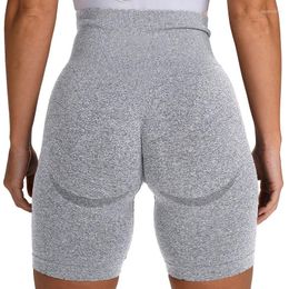 Nahtlose Aktiv-Shorts für Damen, Push-Up, Booty, Workout, Fitness, Sport, kurze Sportbekleidung, Yoga-Outfits, Hosen