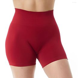 Shorts actifs Leggings sans couture solides BuHigh taille Sportwear collants élastiques femmes vêtements pantalons respirants Fitness S