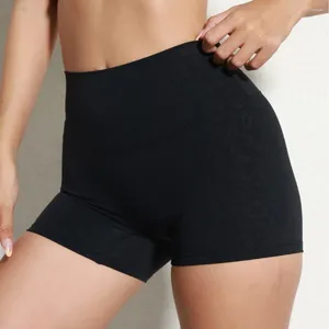 Shorts actifs Sexy Couleur solide Femmes courtes douces confortables Gym de sport de sport de sport