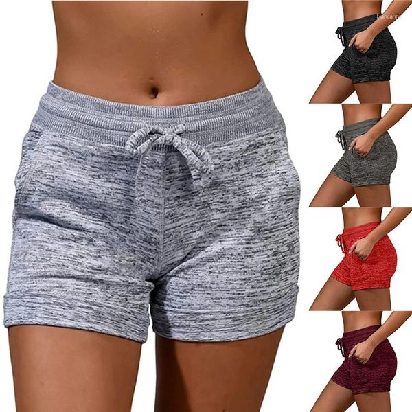 Pantalones cortos activos verano niñas mujeres multicolores Yoga señoras algodón suave acogedor elástico flaco Patchwork tamaño S/M/L/Xl/2Xl
