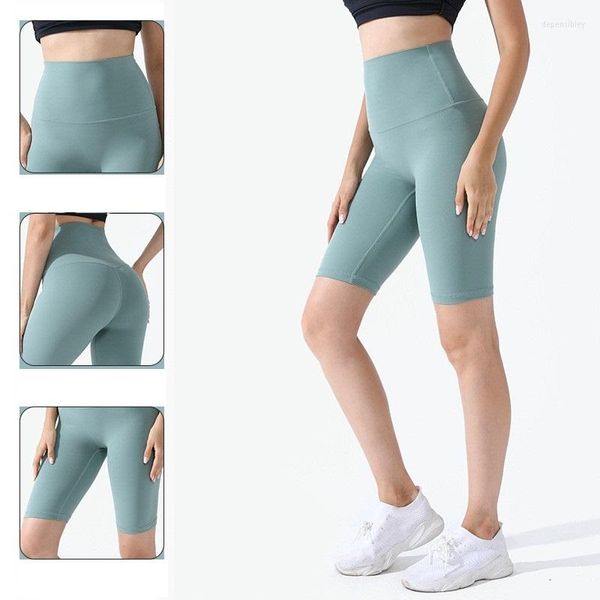 Shorts actifs Yoga d'été pour les filles solide court Gym femme Scrunch cyclisme Fitness Sport Sportswear femmes pantalons femmes vêtements d'entraînement