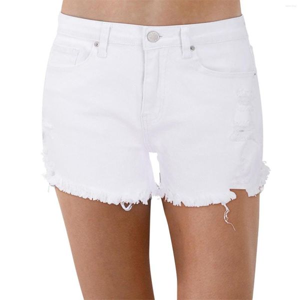 Active Shorts Femme Basic Denim In Aged Washed Out Look For Women Taille Haute Jean Cargo Pants Baggy