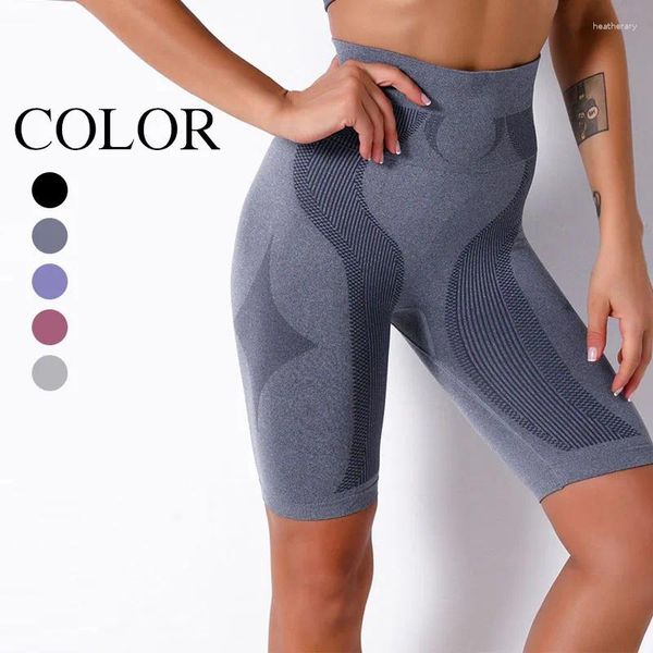 Shorts actifs pour femmes, Leggings taille haute sans couture, collants d'entraînement doux, tenues de Fitness, pantalons de Yoga, vêtements de sport