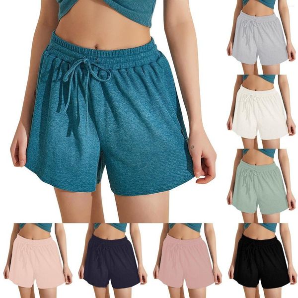 Active Shorts Sports d'été pour femmes Les filles portent des pantalons de yoga lâches amincissants