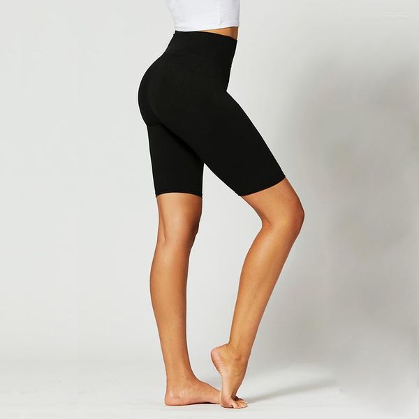 Pantalones Cortos Activos para Mujer Biker 6'' / 8'' - Leggings Sin Costuras Talle Alto Botín Entrenamiento Voleibol Yoga Pantalones De Licra