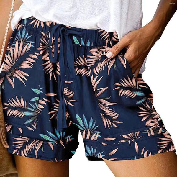 Active Shorts Womens Comfy Drawstring Summer Taille élastique avec poches Coupes de cheveux courtes pour les femmes plus âgées