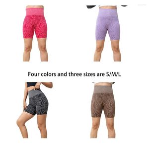 Active Shorts Yoga Fitness Pantalon Taille Haute Gym Vêtements Multicolore Corps Forme Intérieur Collants Cyclisme Court Respirant Rouge