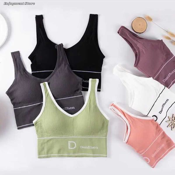 Sous-vêtements actifs 1pc Été Nouveau style respirant intérieur et usure extérieure VELES NO RING en acier rassemblent des sous-vêtements sportifs Sport Bra Top D240508