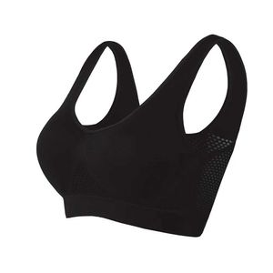 Sous-vêtements actifs S-2xl Taille Gym Running Fitness Sports Tops Sports Brass Sports Bras Femmes Hollow Out Padded Yoga Bra D240508