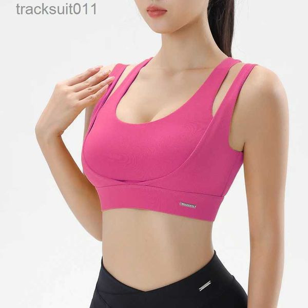 Sous-vêtements actifs Haut de sport Femmes Gym Sous-vêtements sexy Soutien-gorge de sport Débardeur Partie Antichoc Sous-vêtements de sport pour femmes Haute élasticitéC24320