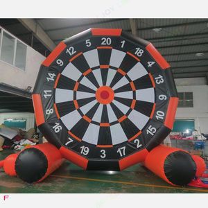 Activiteiten Sport Games 4m 13ft opblaasbaar voetbalvoet Dart Board PVC Materiaal Single Side Inflatables Shoot Ball Boards Game