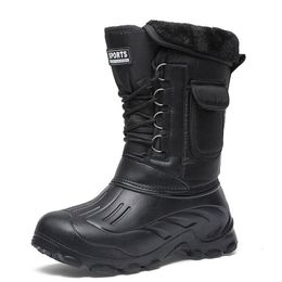Actividades impermeables nieve trabajo de invierno zapatillas de zapatillas al aire libre calientes calzado masculino zapatos de pesca 230203 273