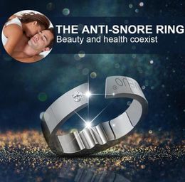 Acupressuur Anti Snore Ring Natuurlijke behandeling Reflexologie Vermindering tegen snurkende oplossing Device Apneu Slaaphulp Gezondheidszorg2744217235