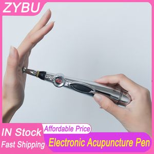 Stylo d'acupuncture corps énergie méridienne visage électrique thérapie au laser guérir électronique genou pied jambe stylo de massage soulagement du dos outil de douleur