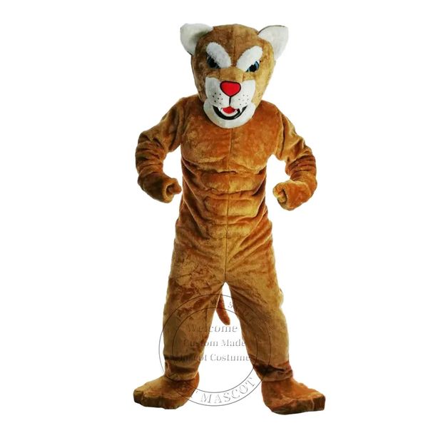 Ad Apparel Power Léopard Panthère Chat Cougar Costume De Mascotte Déguisement Carnaval Costume En Peluche