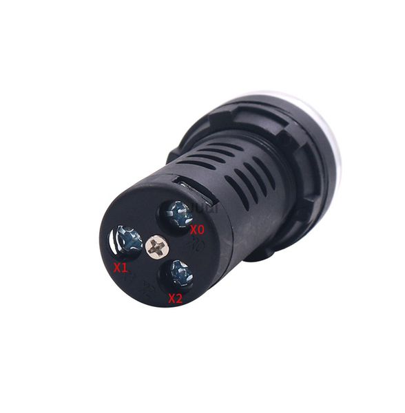 AD16-22SS Red Green LED Bicolor Fuente de alimentación Ligera AD16-22W/G 12V 24V 110V 220V 380V 22 mm Luz de indicador de fuente de alimentación Luz