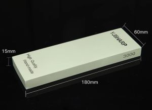 Adaee 400 1000 3000 Grit Knife Shargeriss Stone avec taille 180 * 60 * 15 mm