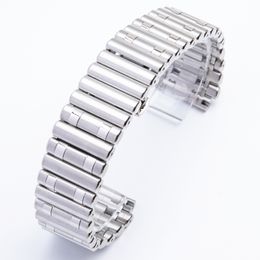 Aanpassen aan Breit SA origineel horloge met verfijnde stalen band mechanische timing vlinder dubbele drukknoop Avenger 22 mm