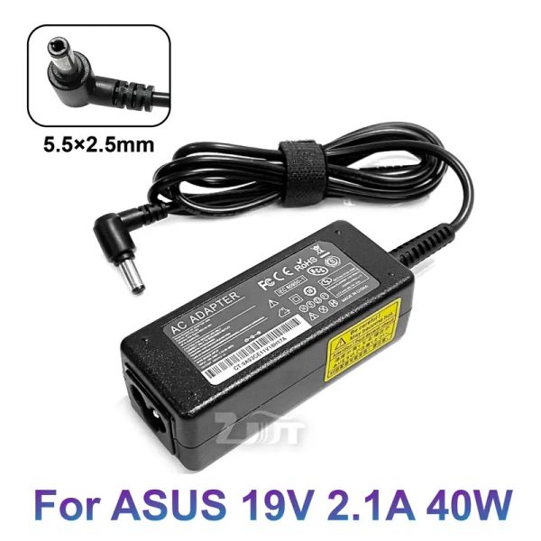 Adaptador 19V 2.1A 40W 5.5*2.5 mm Cargador de alimentación del adaptador para ASUS LCD Monitor ML239H MS202D VX229NW VX238 VC239N MS246H ADP40PH AB