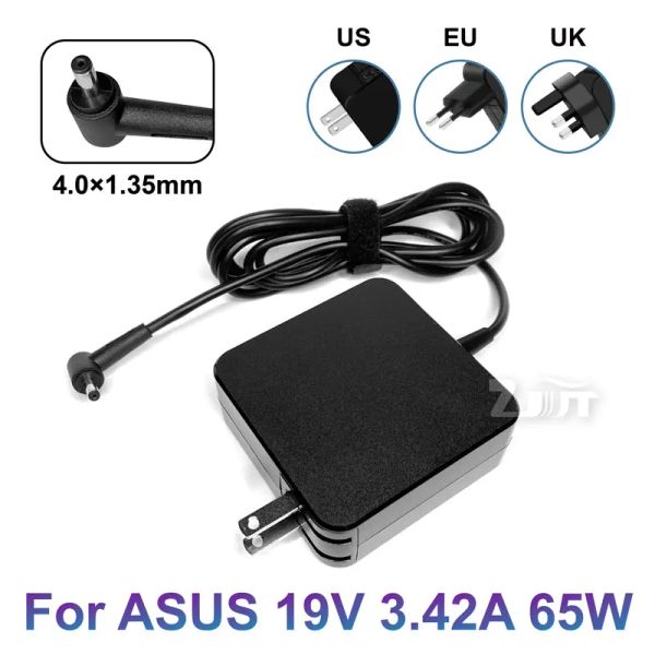 Adaptateur 19V 3.42A 65W 4.0x1.35 mm Adaptateur ADAPTER ALIMENTATION ALIMENTATION CHARGEUR DE CHARGEUR ASUS ASUS ZENBOOK UX21 UX310UA UX305CA UX305C UX305UA UX52