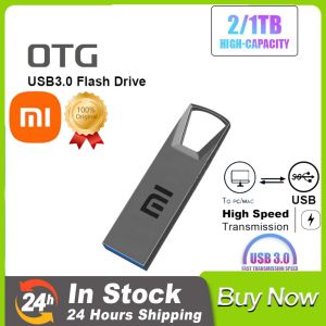 Adaptateur 2023 Xiaomi Original Disk Flash Flash Drive Highpeed SSD USB 3.1 Clé de lecteur de stylo OTG Haute vitesse 1TB 2TB MINI LAPTOP de grande capacité