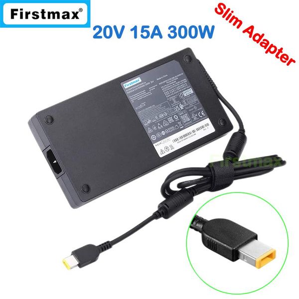 Adaptador 20V 15A 300W ADL300SDC3A para Lenovo Charger Carger Fuente de alimentación ThinkPad R9000P R9000K Y9000K Y9000X SA10R16956 Adaptador de CA